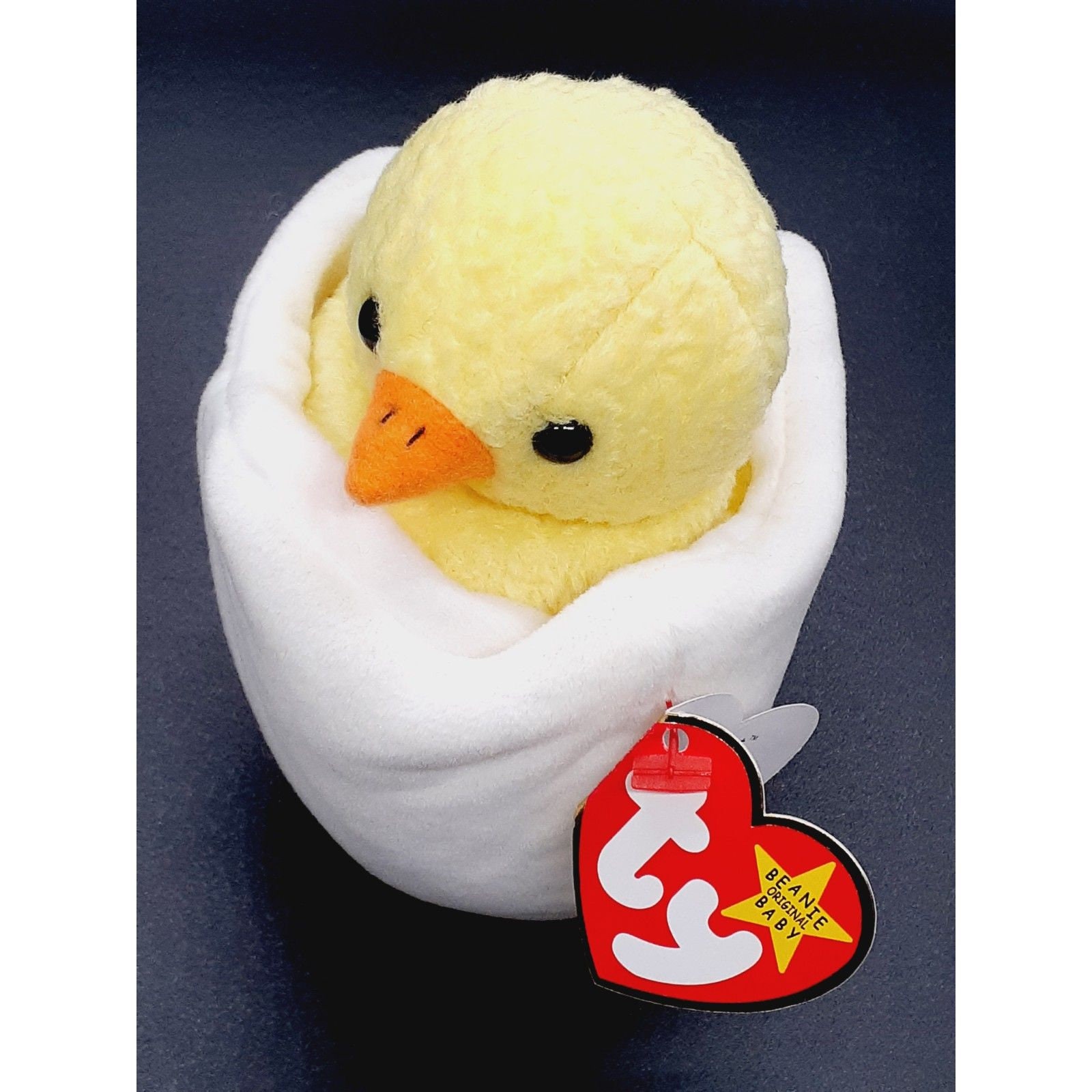 TY Eggbert the Hatching Egg Chick Easter Beanie - NEW W/tags - Retired ...