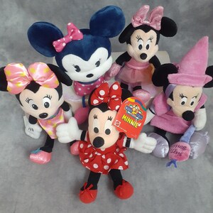 Minnie Mouse Beanbags & Plush Toys - Too Sweet Hallmark Minnie, Birthday Minnie - Choose Your Plush image 2