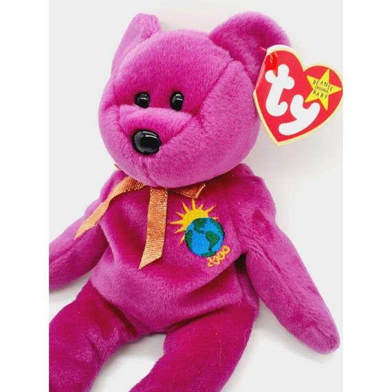 TY Millennium the 2000 Bear Beanie Baby - NEW With Tags