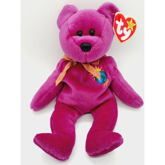 TY Millennium the 2000 Bear Beanie Baby - NEW With Tags - Retired