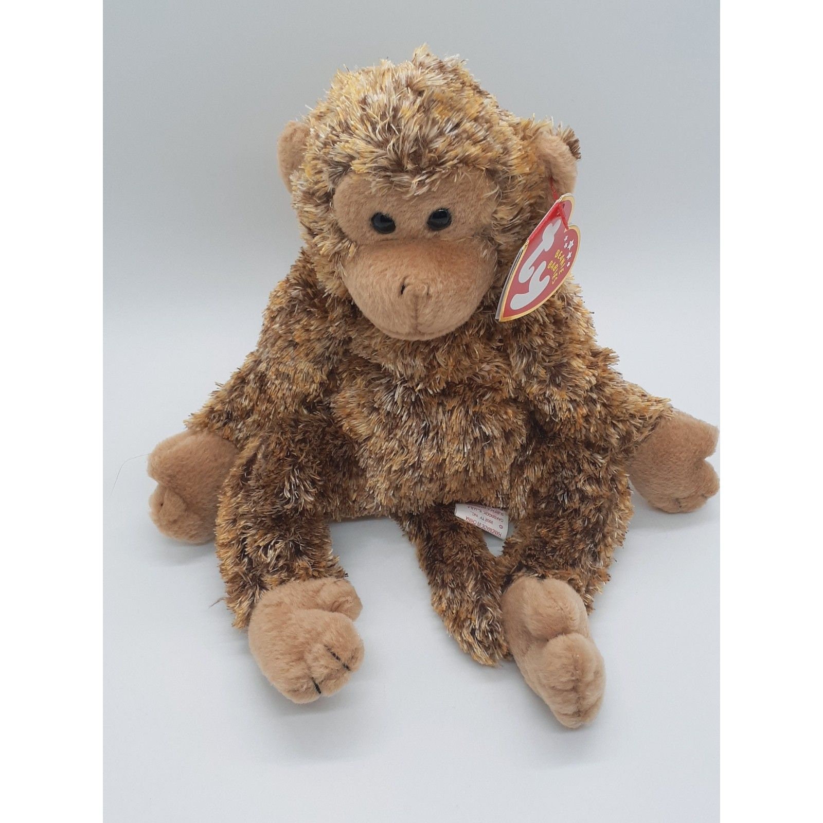 TY Bonsai the Chimpanzee Chimp Beanie Baby - NEW With Tags