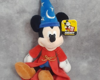 Disney Sorcerer's Apprentice Plush Beanbag Toy - New with Tags