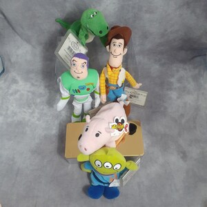 Toy Story Characters Disney Beanbag - Buzz, Woody, Hamm, Alien, Rex (8 inches) - Choose Your Plush image 2