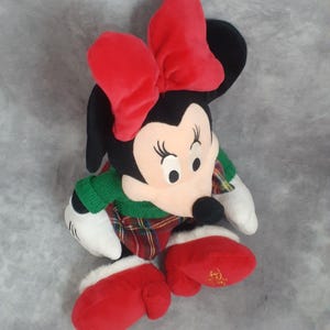 Disney Store Christmas Holiday Minnie Mouse Plush Doll - (16 inches) image 7