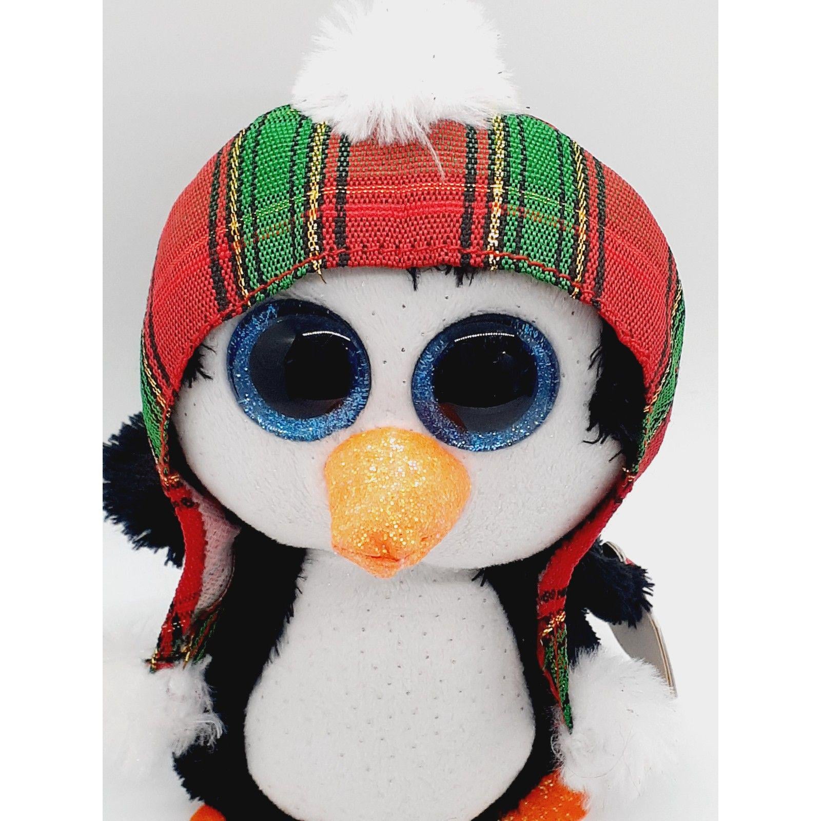 TY "Cheer" the Winter Snow Owl Beanie Boo Baby - Cute & hard to find!