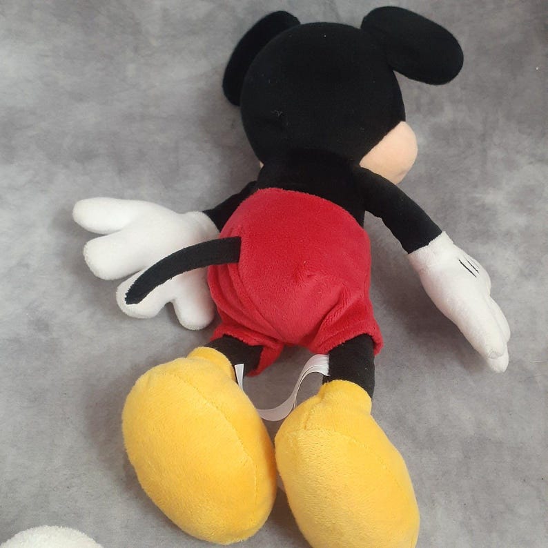 Disney Baby Blue & Black Mickey Mouse Plush and Disney Red/Yellow/Black Mickey Plush Toys - Set of 2 Bild 11
