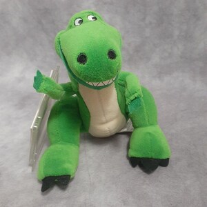 Toy Story Characters Disney Beanbag - Buzz, Woody, Hamm, Alien, Rex (8 inches) - Choose Your Plush Rex 9 inches