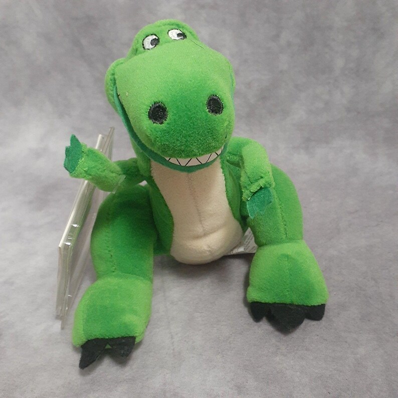 Toy Story Characters Disney Beanbag - Buzz, Woody, Hamm, Alien, Rex (8 inches) - Choose Your Plush Rex 9 inches