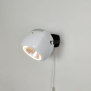 Vintage wall lamp, 1980s spot light, Italian design, space age (2 available)