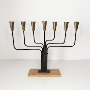 Iconic Gunnar Ander candelabra, 1960s Swedish design, vintage mid century modern
