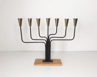 Iconic Gunnar Ander candelabra, 1960s Swedish design, vintage mid century modern