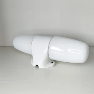 Vintage large bathroom lamp, Bahaus style by Wilhelm Wagenfeld, 1960s wall light
