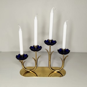 Iconic Gunnar Ander candelabra, 1960s Swedish design, vintage mid century modern