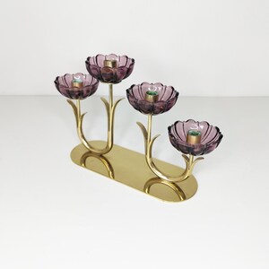 Iconic Gunnar Ander candelabra, 1960s Swedish design, vintage mid century modern