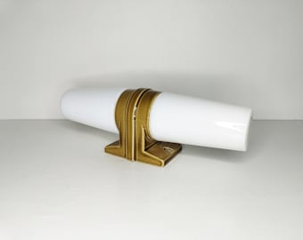 Vintage Sigvard Bernadotte bathroom lamp, 1960s sconce, Swedish design