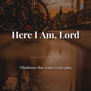 Here I Am, Lord image 1