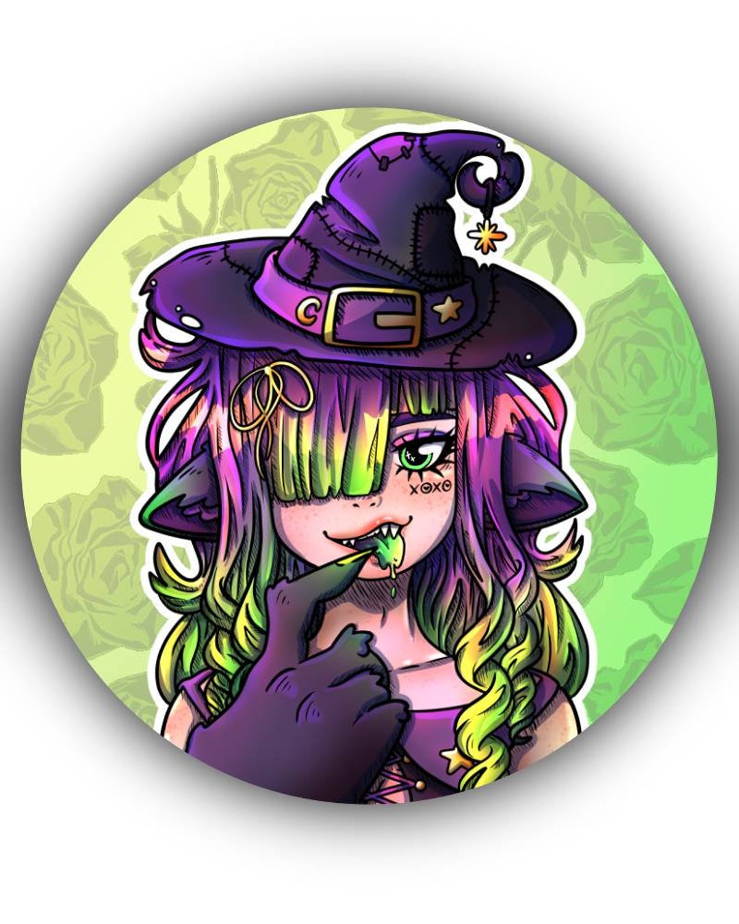 Witch Sticker - Etsy