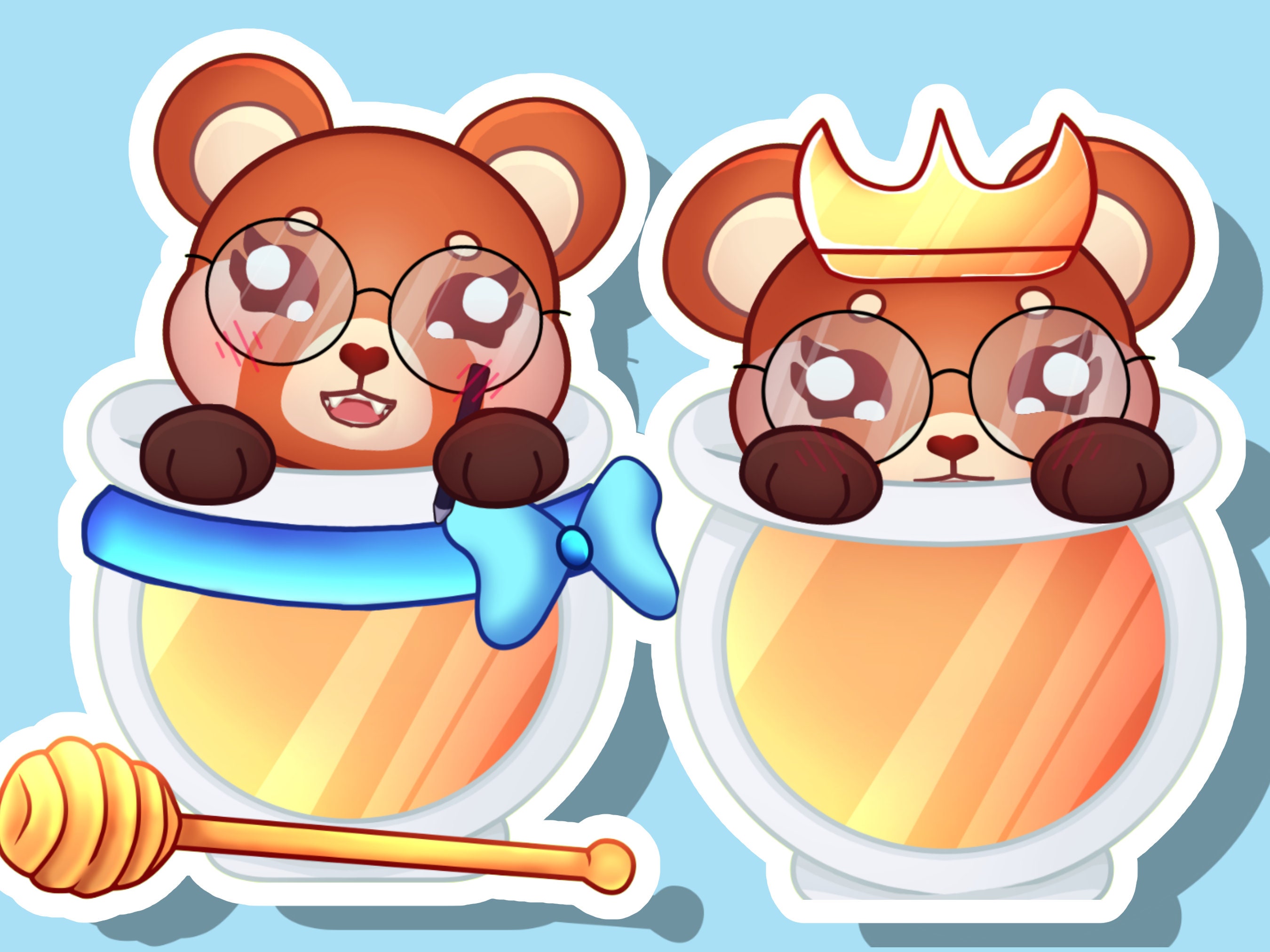 Customizable Vtuber - Brown Bear, Panda, Red Panda, RGB, Polar, Black ...