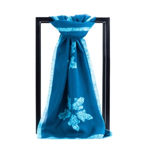 Navy Blue Fall, Women Scarf/Dress/Bandana/Veil, gift for her