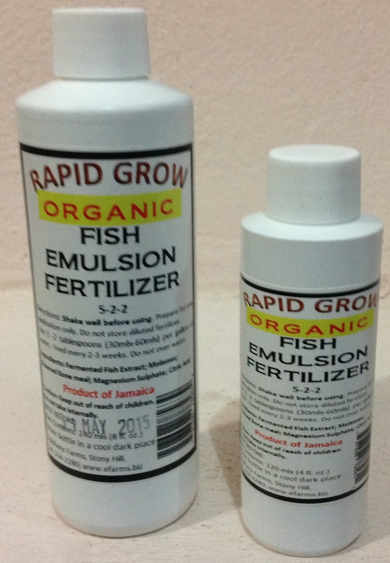 Fish Emulsion Fertilizer / Natural liquid Concentrated Fish Etsy
