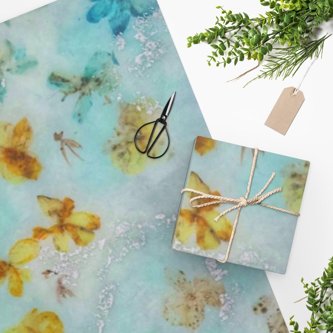 Floral Gift Wrapping Paper Gift Wrap Gift Wrap Paper Floral Etsy