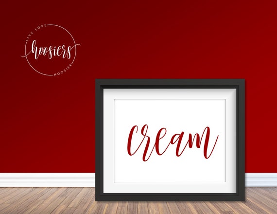 Cream And Crimson Indiana Hoosiers Iu Hoosier Nation - Iu Home Decor Cream And Crimson Indiana Hoosiers Iu Hoosier Nation - Iu Home Decor