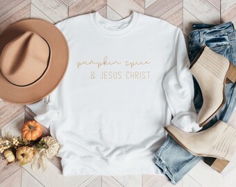 Hösttröja med rund hals | Hösttröja med rund hals | Hösttröja med rund hals | Höstkläder | Höstluvtröja | Pumpkin Spice | Tröja med rund hals | Christian