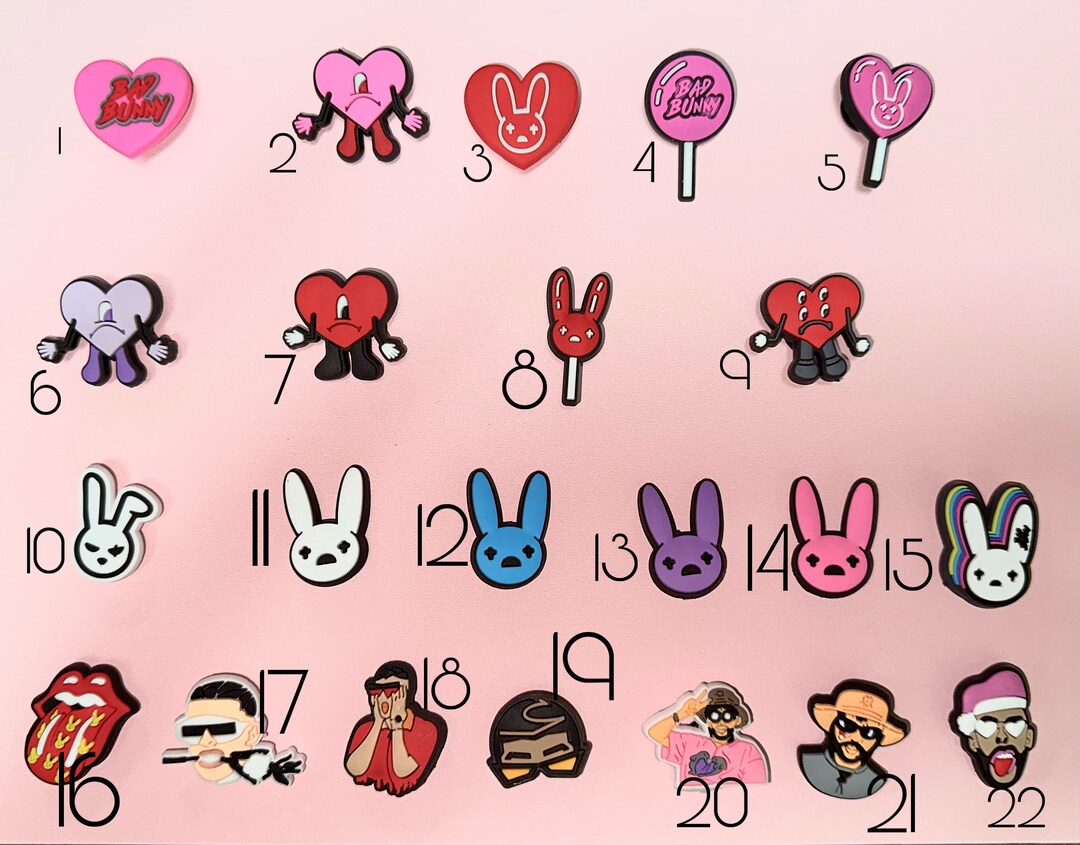 Bad Bunny Bad Bunny Charms Croc Charms Etsy