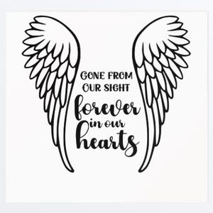 Memorial svg | In Memory | Memorial | In Loving Memory | In Loving Memory Printable | In Memory svg | In loving Memory svg | car decal