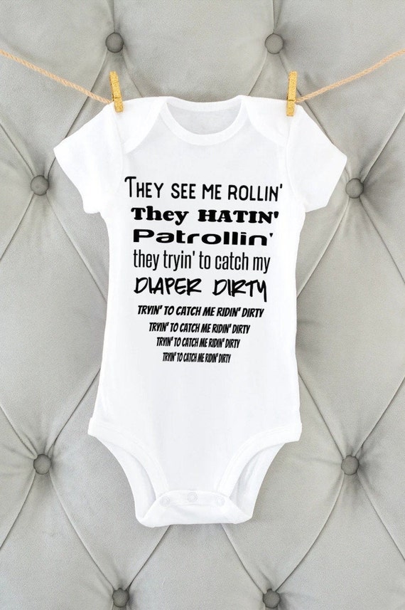 Funny Baby Svg Baby Shower Gift Svg Rap Shirt Funny Etsy