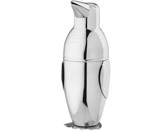 Cocktail Shaker - 3 Piece Penguin Cocktail Shaker - Drink Shaker -Bar Tool - Penguin Shaker