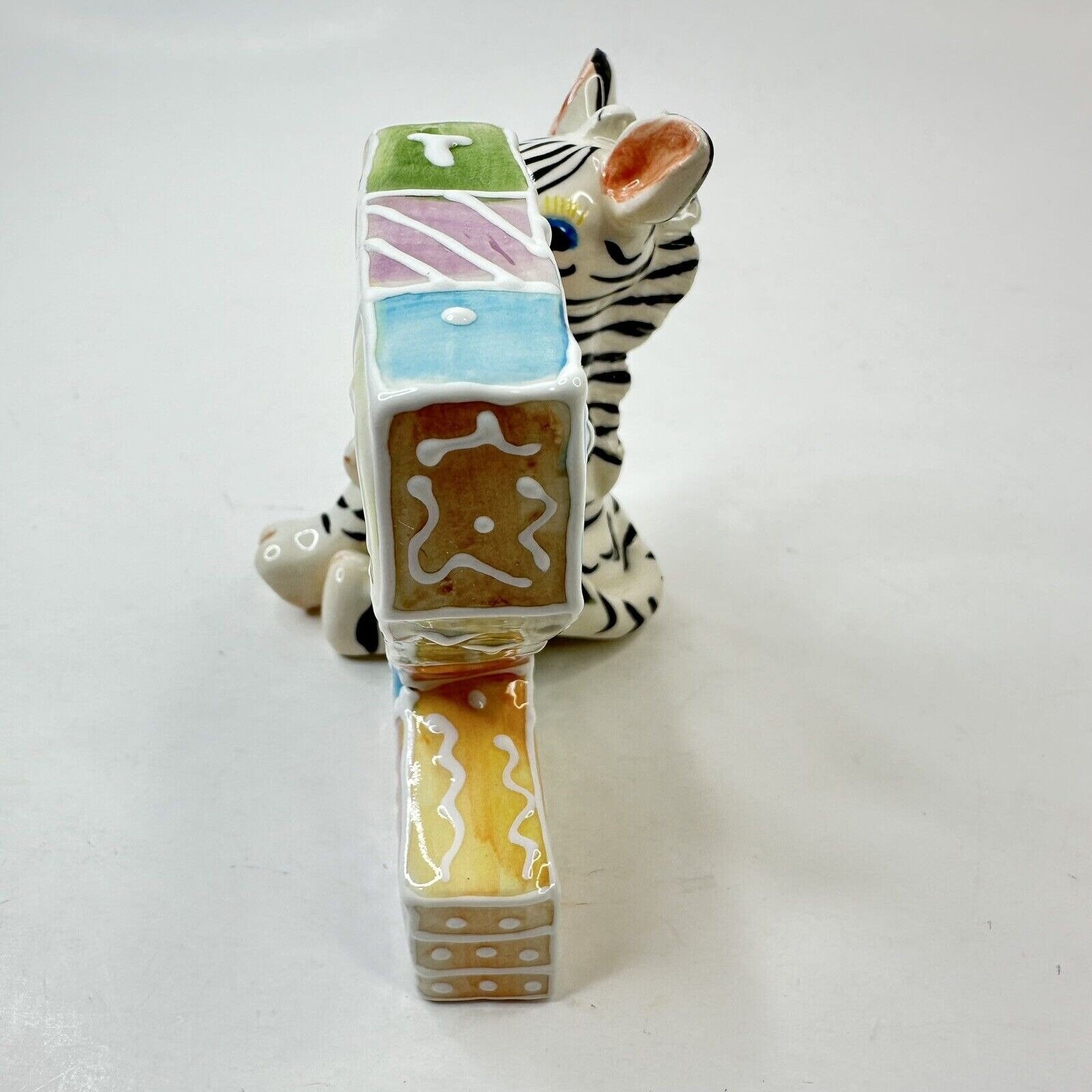 小物 koko Vtg KOKO Originals “Z” Zebra Alphabet Porcelain Figurine Nursery