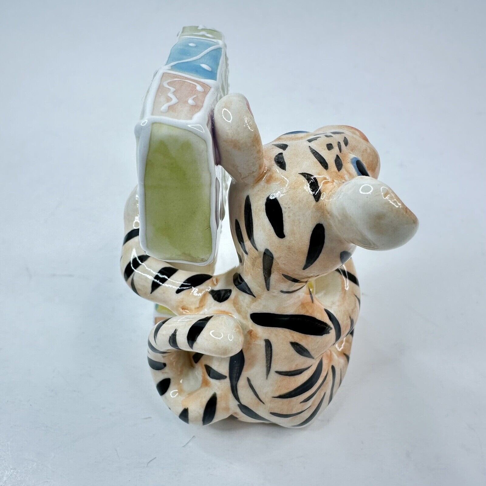 Vtg KOKO Originals “T” Tiger Alphabet Porcelain Figurine Nursery