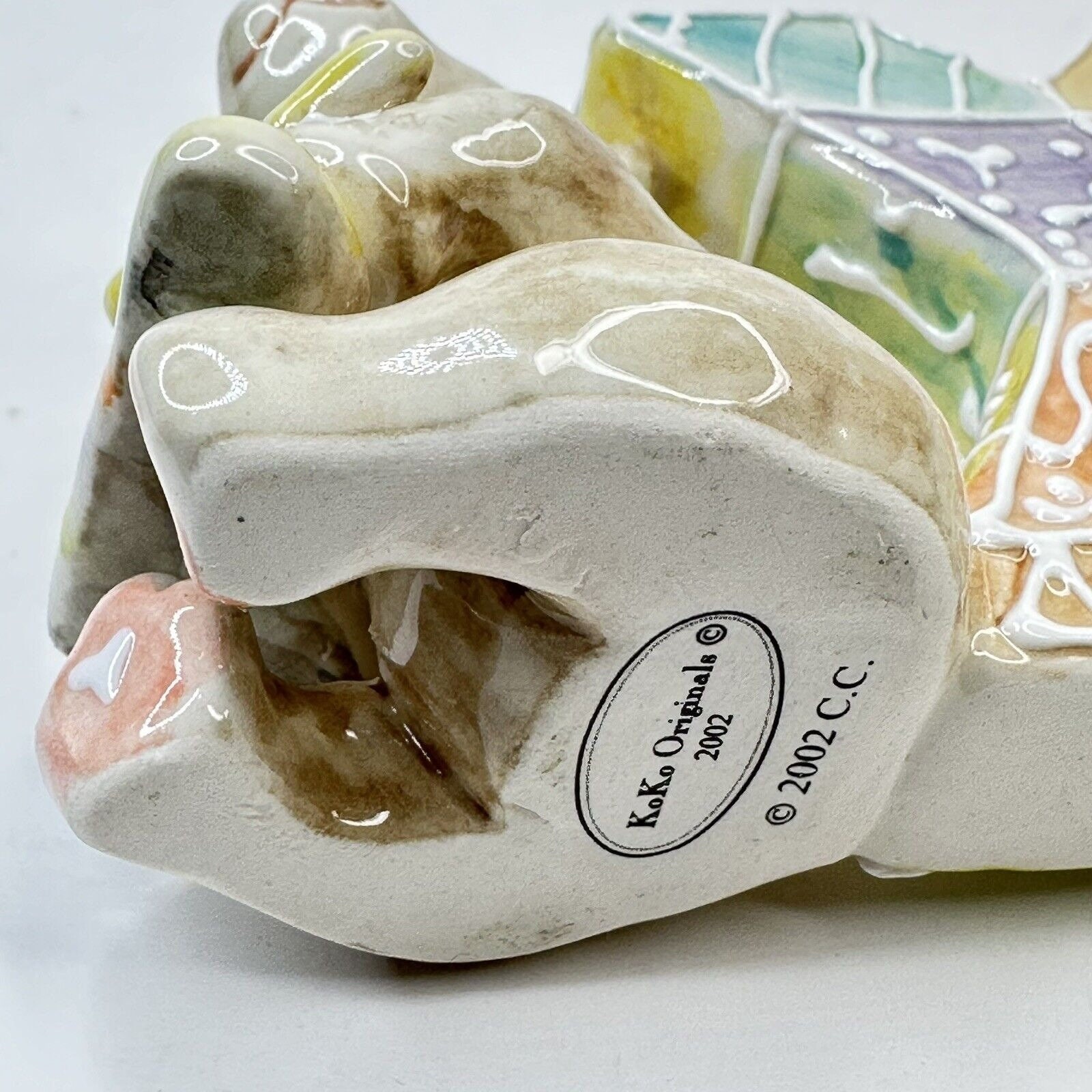 Vtg KOKO Originals “X” Xylophone Alphabet Porcelain Figurine