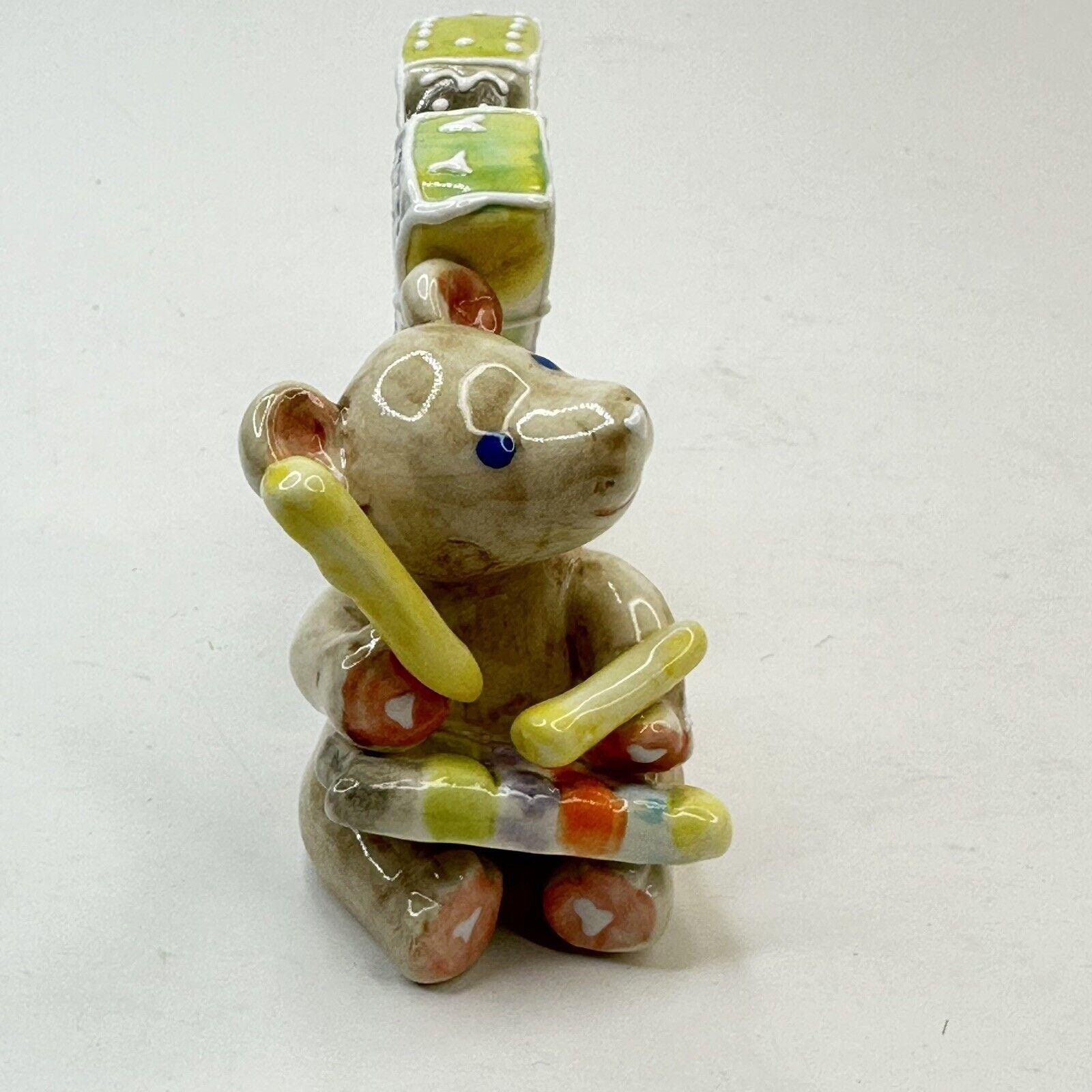 Vtg KOKO Originals “X” Xylophone Alphabet Porcelain Figurine
