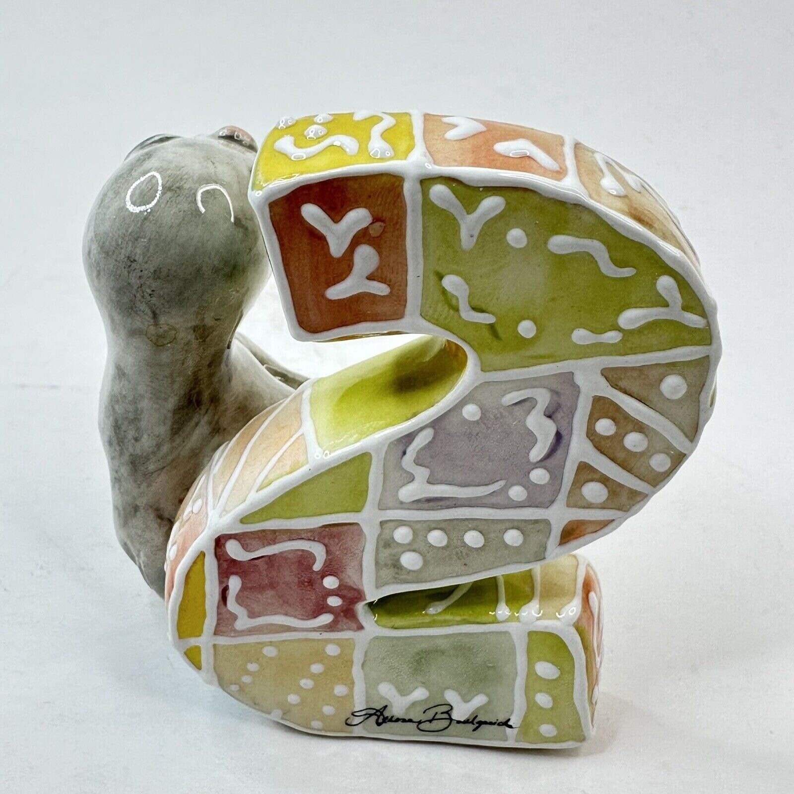 小物 koko Vtg KOKO Originals “S” Seal Alphabet Porcelain Figurine Nursery