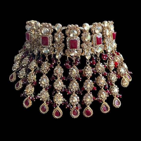 Indian Gold and Pearls Wedding Choker/sabyasachi Indian - Etsy