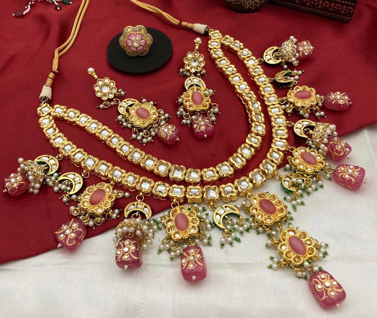 Punjabi rani deals haar designs