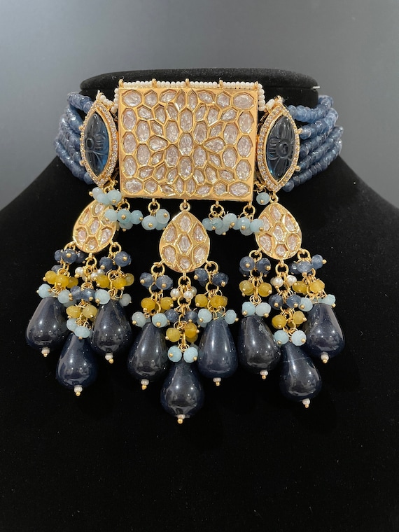 Choker necklace set for best sale reception