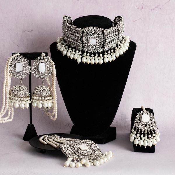 Pakistani Bridal Jewelry Set Etsy