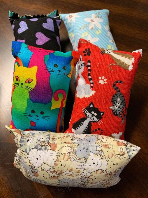 Catnip Pillow set of 5 Supporting Cats in Need | Etsy