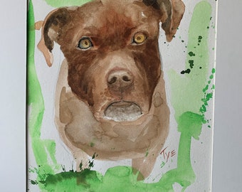 Watercolor Pet Portraits