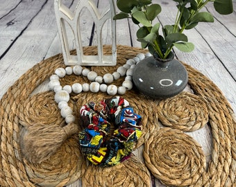 Marvel Comic Book  Character Scrunchies/Super Hero Characters size: small