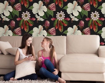 PAPIER PEINT 3D FLEURS REVETEMENT MURAL HAUTE QUALITE 4 FINITIONS