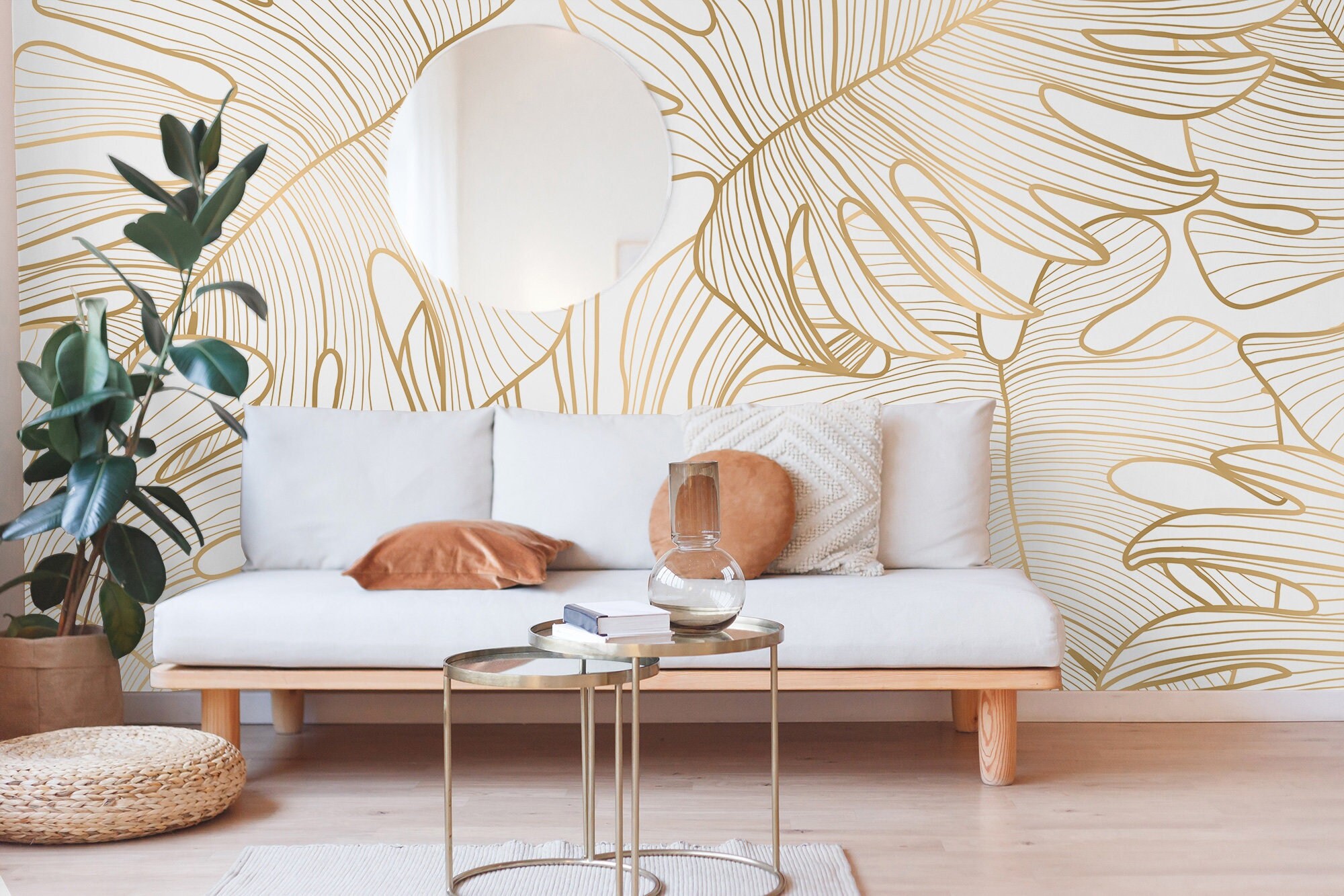 Gold White Wallpaper - Etsy Gold White Wallpaper - Etsy