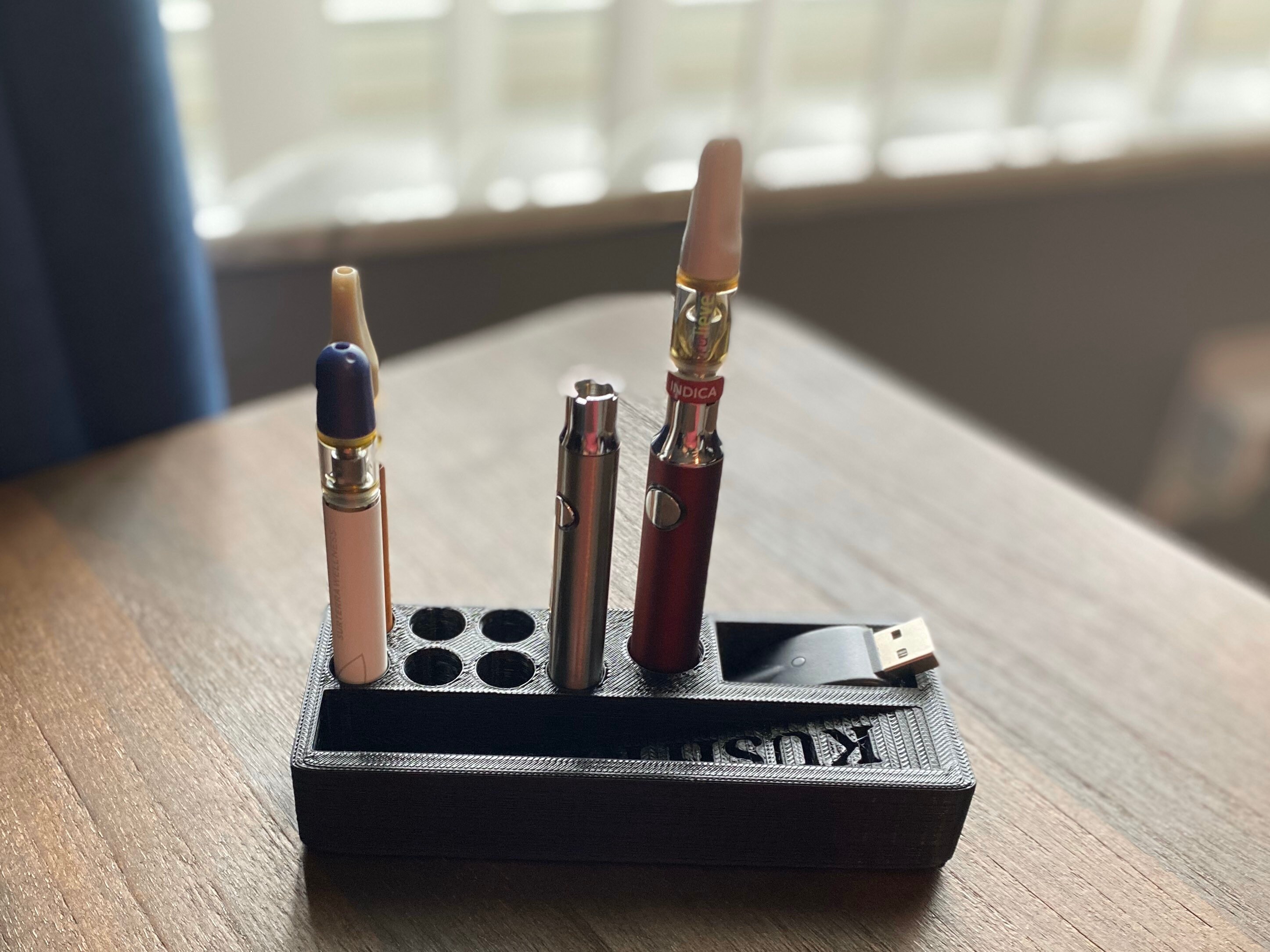 Vape Pen Cartridge Holder Organizer and Stand. Hold up to 8 Etsy