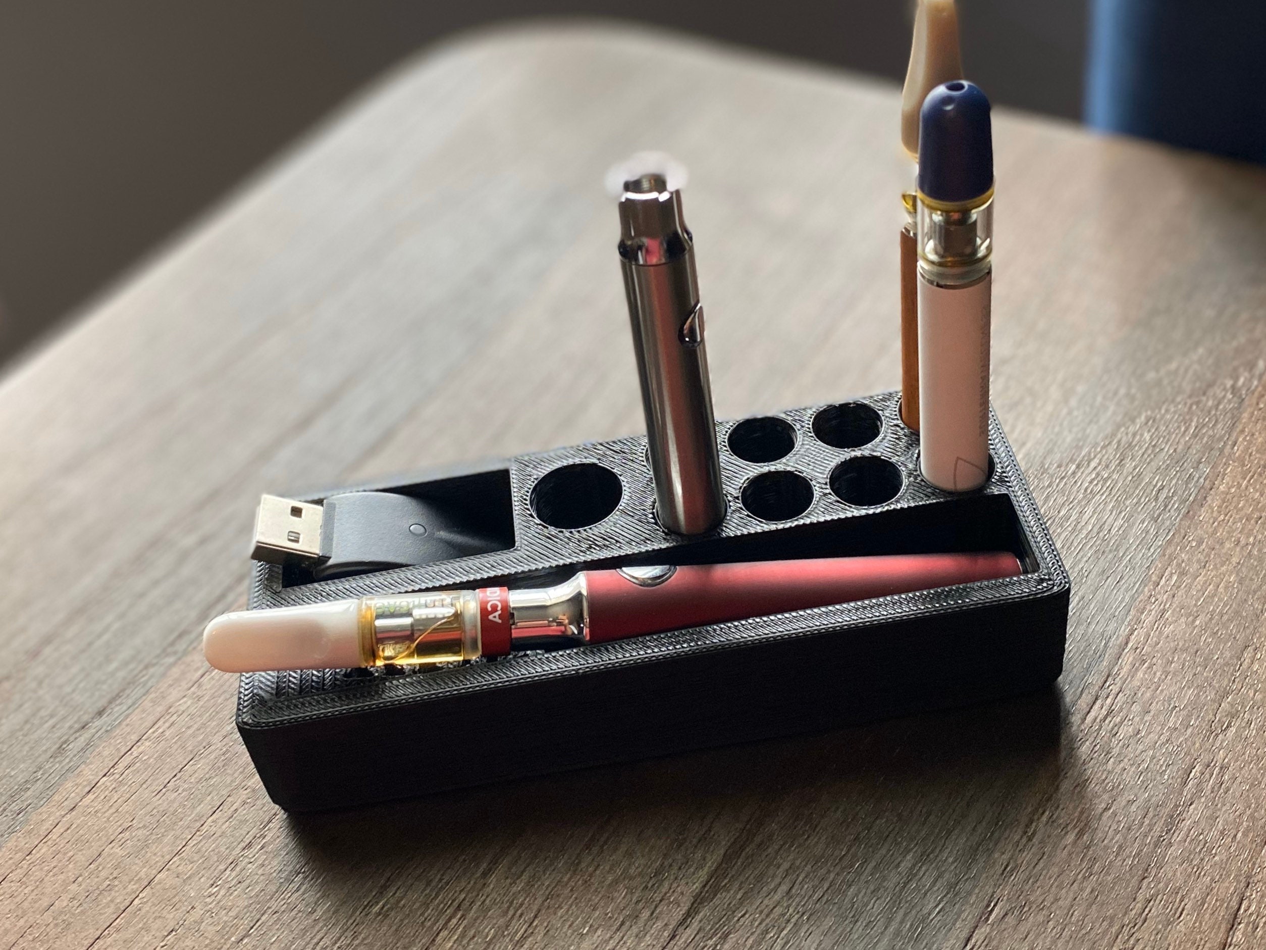 Vape Pen Cartridge Holder Organizer and Stand. Hold up to 8 Etsy