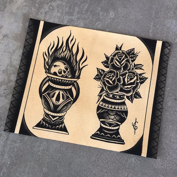 Vase Tattoo Gifts  Merchandise for Sale  Redbubble