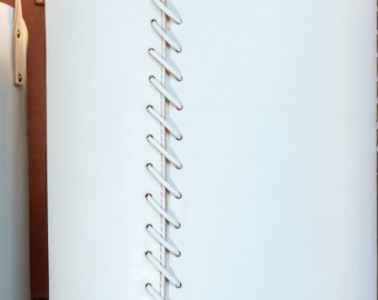 12in Linen Leather Basket