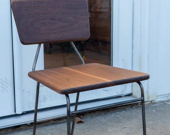 Walnut Hairpin Chair